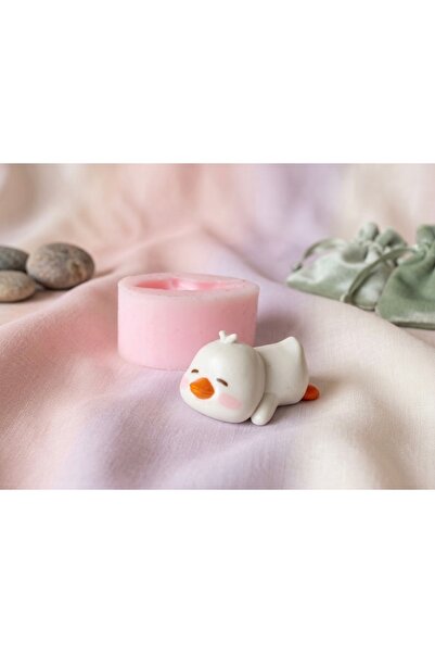 morlalem m Cute Little Duck, Miniature Animal Silicone Mold K-1631, Stone Pow...