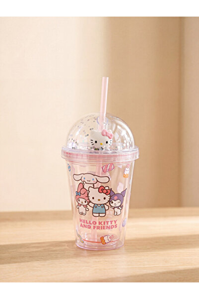 LC Waikiki I Hello Kitty Printed Soft Drink Glass with Straw from Freezen Store