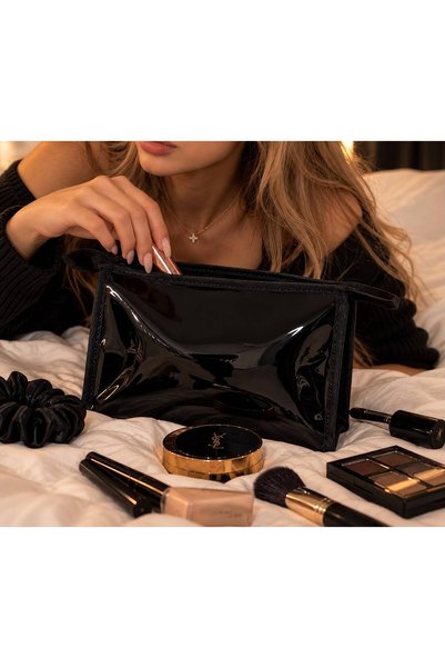 back moda Cosmetic Bag, Transparent Bag