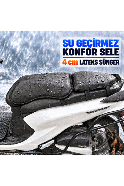 Hard Guard Lifan LF100-A سرج مريح مقاوم للماء، يحافظ على شكله، 4 سم من اللاتك...