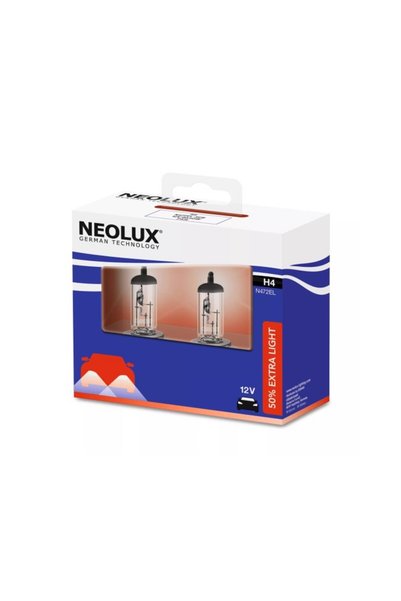 NEOLUX Becuri auto cu halogen N472EL-2SCB Extra Light H4 12 V 60/55 W P43t, s...