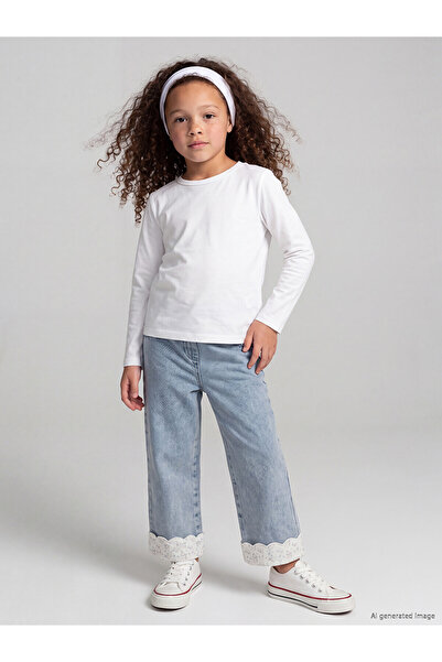 LC Waikiki Alita City with a Difference in Price Lcw Kids Indigo Wideleg Girl...