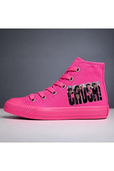 archiepet Idols Melody Printed Pink Pink Sole Lace-Up Children's Sports Shoes...
