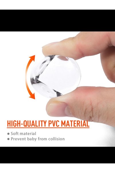 Generic Baby Safety Corner Guards, Clear Soft PVC Table Edge Protectors, 20pcs