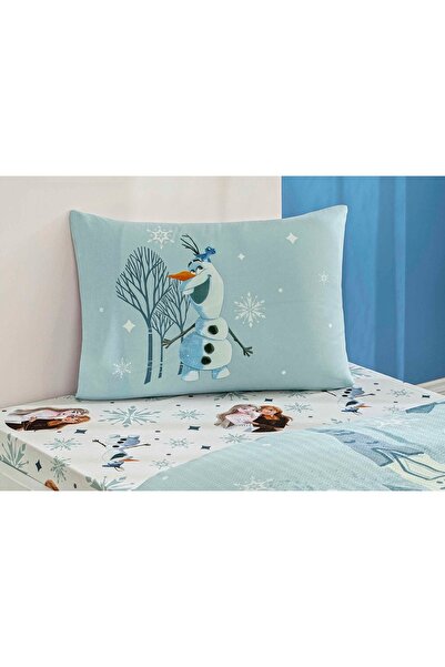 Taç Out Zorluteks Elsa and Anna Model Single Cotton Elastic Bed Sheet Set 2 P...