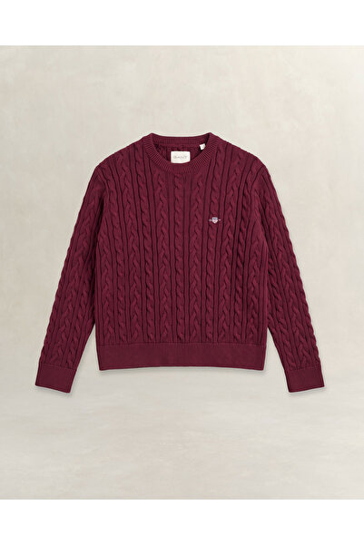 Gant Kadın Pembe Regular Fit %100 Pamuk Kazak