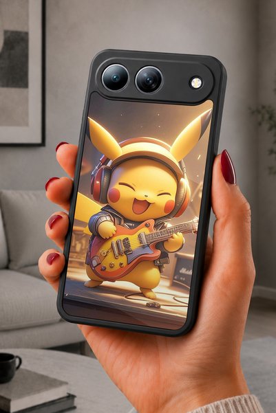 TECNO Spark 40 5g Compatible Printed, Matte Black, Soft Silicone, Protective,...