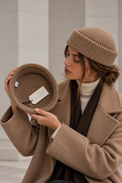 Külah Klh Studio Dept. Ribbed Wool Pillbox Hat - Mink