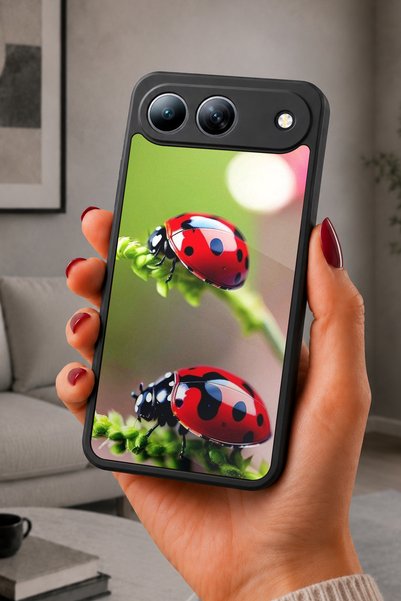 TECNO غطاء سبارك 40 5G متوافق مع الطباعة، أسود غير لامع، سيليكون ناعم، واقي، ...