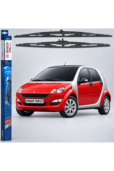 Bosch Wiper Smart Forfour 454 2004–2006 | Twin Spoiler 801S –