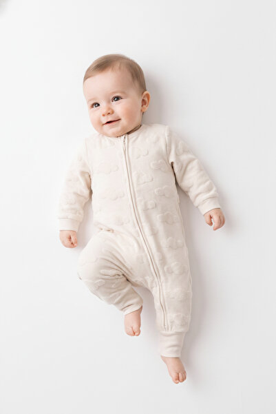 Tiffany Puffy Cloudy Tasarımlı Fermuarlı Patiksiz Tulum