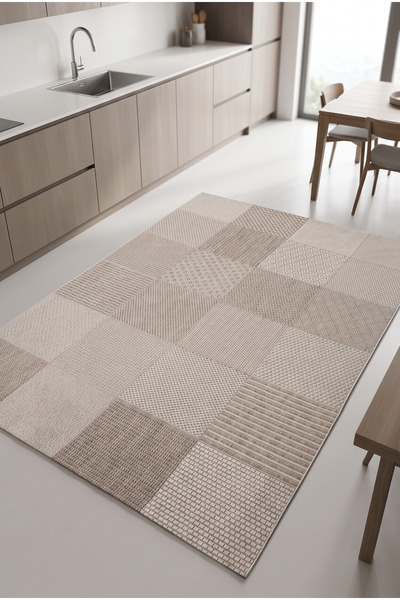 Merinos SİSAL Modern Salon Mutfak Balkon Koridor Halı Bej 69-71
