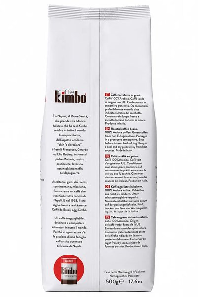 Kimbo Antica Miscela 100% Arabica Core Coffee (500 Gr)