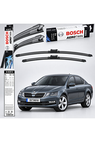 Bosch Чистачки за предно стъкло Skoda Octavia III (5E3) 2012-2020 |   Преден ...