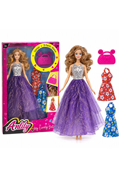 Golden Rainbow OYDAŞ Anlily Çantalı Yedek Elbiseli Bebek
