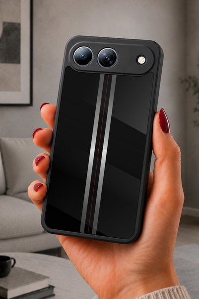 TECNO Spark 40 5g Compatible Printed, Matte Black, Soft Silicone, Protective,...