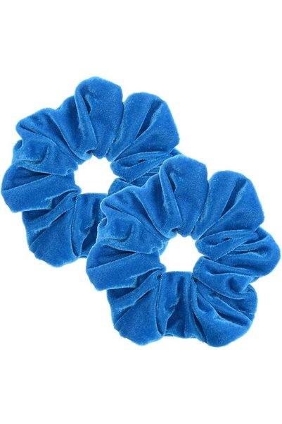 PIDOUDOU 2 Pcs Large Size White Color Scrunchies for Women Hair Elastic Bands