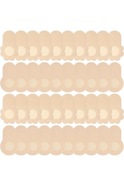 SYOSI 40 Pcs Disposable Pasties Nipple Covers for Women, No-Show Breast Lift ...