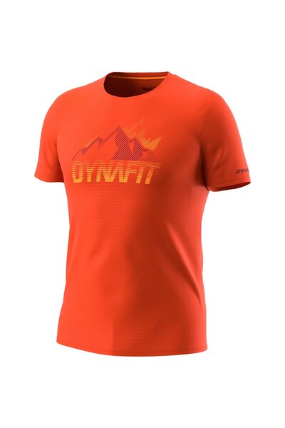 DYNAFIT Technical T-shirt for men Transalper Graphic-Orange-S