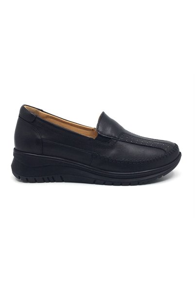 Taşpınar Ayakkabı Dr Zen 100% Leather Women's Full Orthopedic Daily Summer Mother's Walking Shoes 36-42