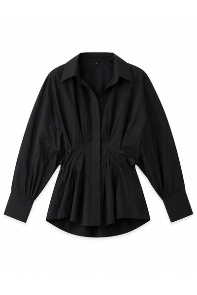 Ltb Black Shirt with Waist Belt