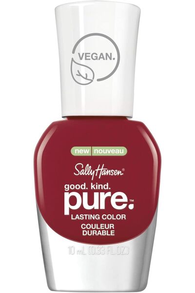 Sally Hansen جيد. لطيف. طلاء أظافر نباتي بالكامل، مستوحى من زهرة الفاوانيا، ق...