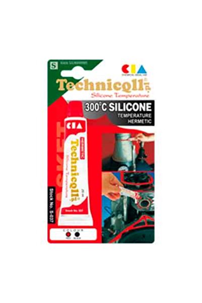 Technicqll Etanșant siliconic pentru temperaturi ridicate S-907 negru 20 ml