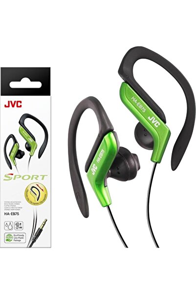JVC HAEB75R Sports Clip Headphone, Red, Small