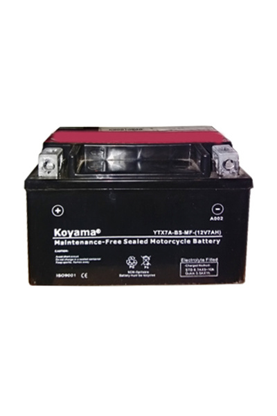 KÖYÜM BAZLAMA Μπαταρία μοτοσικλέτας Koyama YTX7A-BS 12 V σφραγισμένη χωρίς συ...
