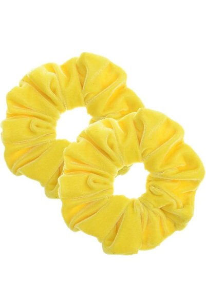 PIDOUDOU 2 Pcs Large Size White Color Scrunchies for Women Hair Elastic Bands