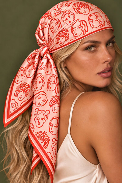 Albie Bandana de dama imprimata, eleganta, potrivita pentru utilizare zilnica...