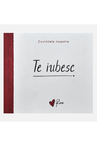 CATIANO Carte "Cuvintele Noastre - Te Iubesc"