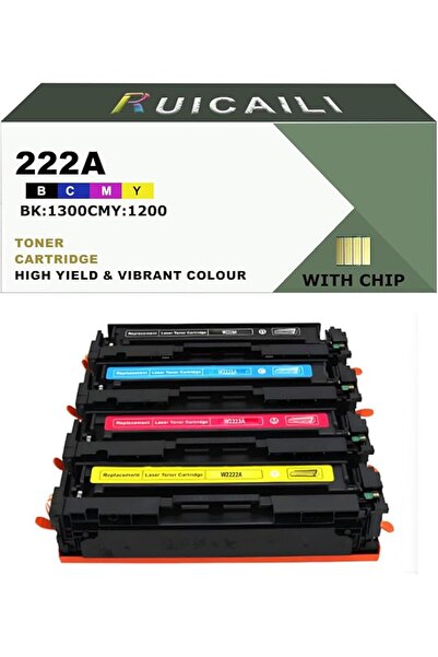 GENERAL خرطوشة حبر متوافقة 222A بديلة لـ HP 222A W2220A W2221A W2222A W2223A ...