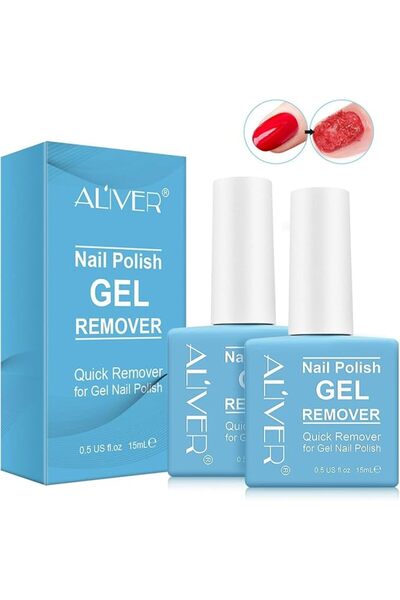 aliverystore مزيل طلاء الأظافر السحري، مزيل طلاء الجل الاحترافي، يزيل طلاء ال...