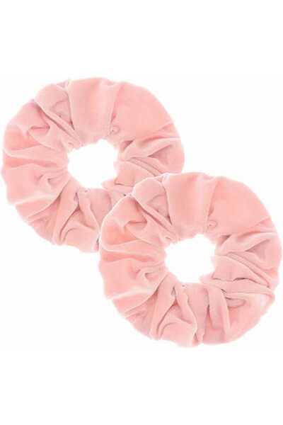 PIDOUDOU 2 Pcs Large Size White Color Scrunchies for Women Hair Elastic Bands