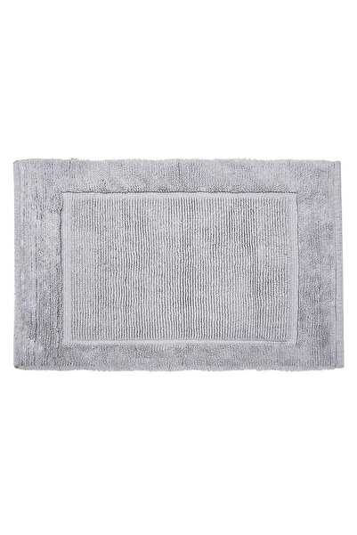 CATIANO Covoras Decorativ de Iarna din Bumbac Gri cu Margine Reliefata 100x70cm