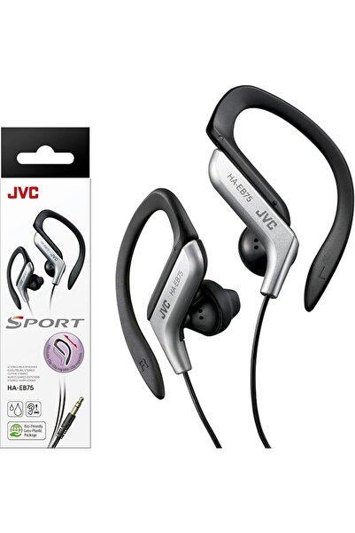 JVC HAEB75R Sports Clip Headphone, Red, Small