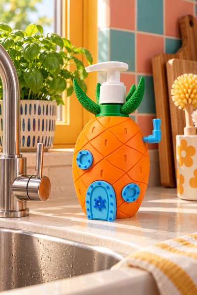 Maflen Ananas Evi Sabunluk 220ml Mutfak ve Banyo Kullanımına Uygun