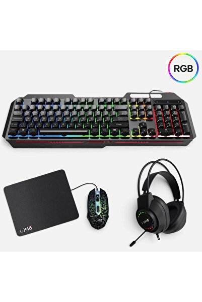 CATIANO Set Gaming Tastatură, Mouse și Mouse Pad cu Iluminare LED