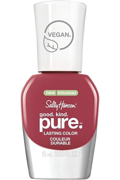 Sally Hansen جيد. لطيف. طلاء أظافر نباتي بالكامل، مستوحى من زهرة الفاوانيا، ق...