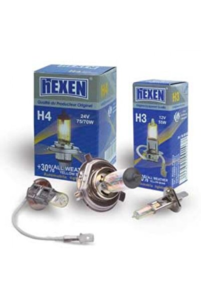 HEXEN Bec auto cu αλογόνου 2112ALLW H1 12 V 55 W P14.5s Παντός Καιρού +30%