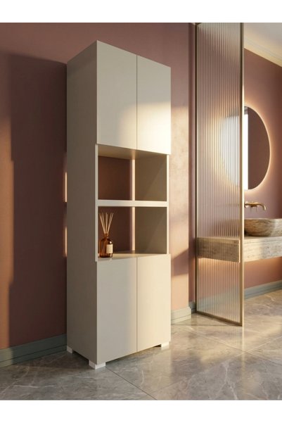 ORENMO Çok Amaçlı Banyo Dolabı - Dikey Düzenleyici & Havluluk Kiler Dolabı - ...