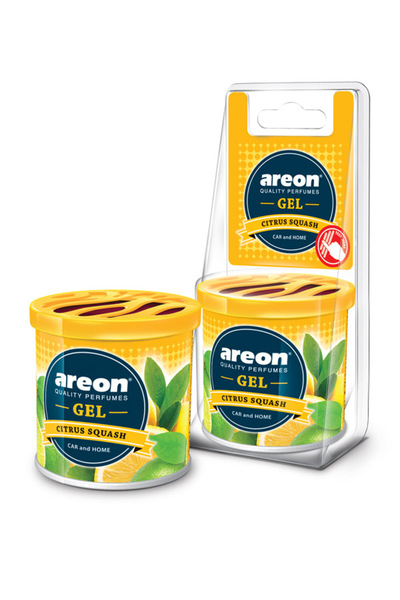 Areon Odorizant auto cu gel Gel Can Blister GCB15 Citrus Squash 1 buc.