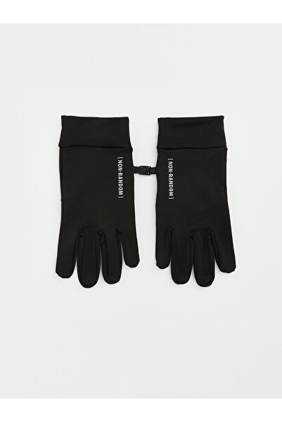 LC Waikiki Nevavm Farkıyla Lcw Accessories Black Diving Fabric Plain Men's Gl...