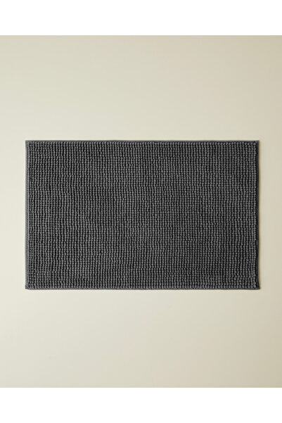 English Home Macaroni Kaydırmaz Taban Banyo Paspası 50x80 cm Antrasit