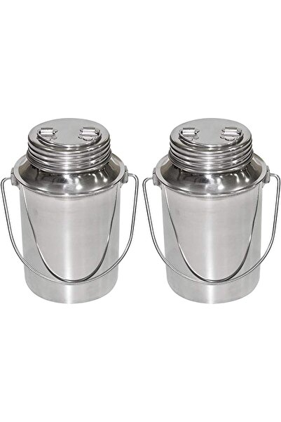 Generic Raj Screw Lid Storage Container, 5.5 Liter, Silver, SB05.5, Oil Conta...
