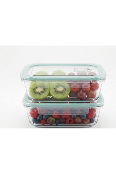 Generic BAWABA Glass Food Storage Containers with Airtight Lids | Grey | Leak...