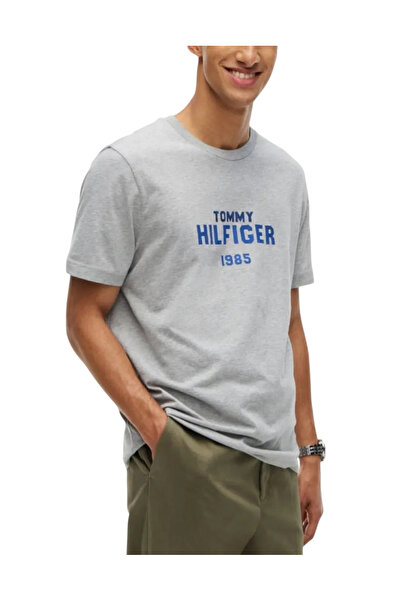 Tommy Hilfiger Ανδρικό T-shirt Γκρι MW0MW44877-P01
