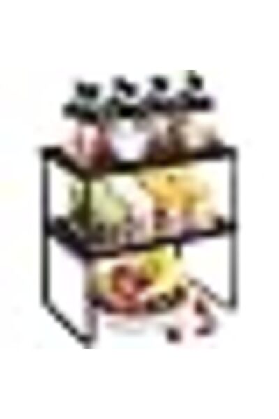 Generic URbazaar 2pcs Counter Shelves Organizer,Spice Rack,Kitchen Stackable ...