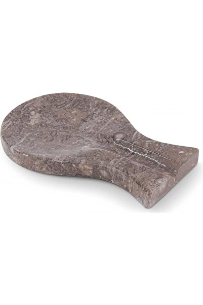 Generic Black Marble Spoon Rest for Kitchen Counter, Luxury Natural Stone Ute...